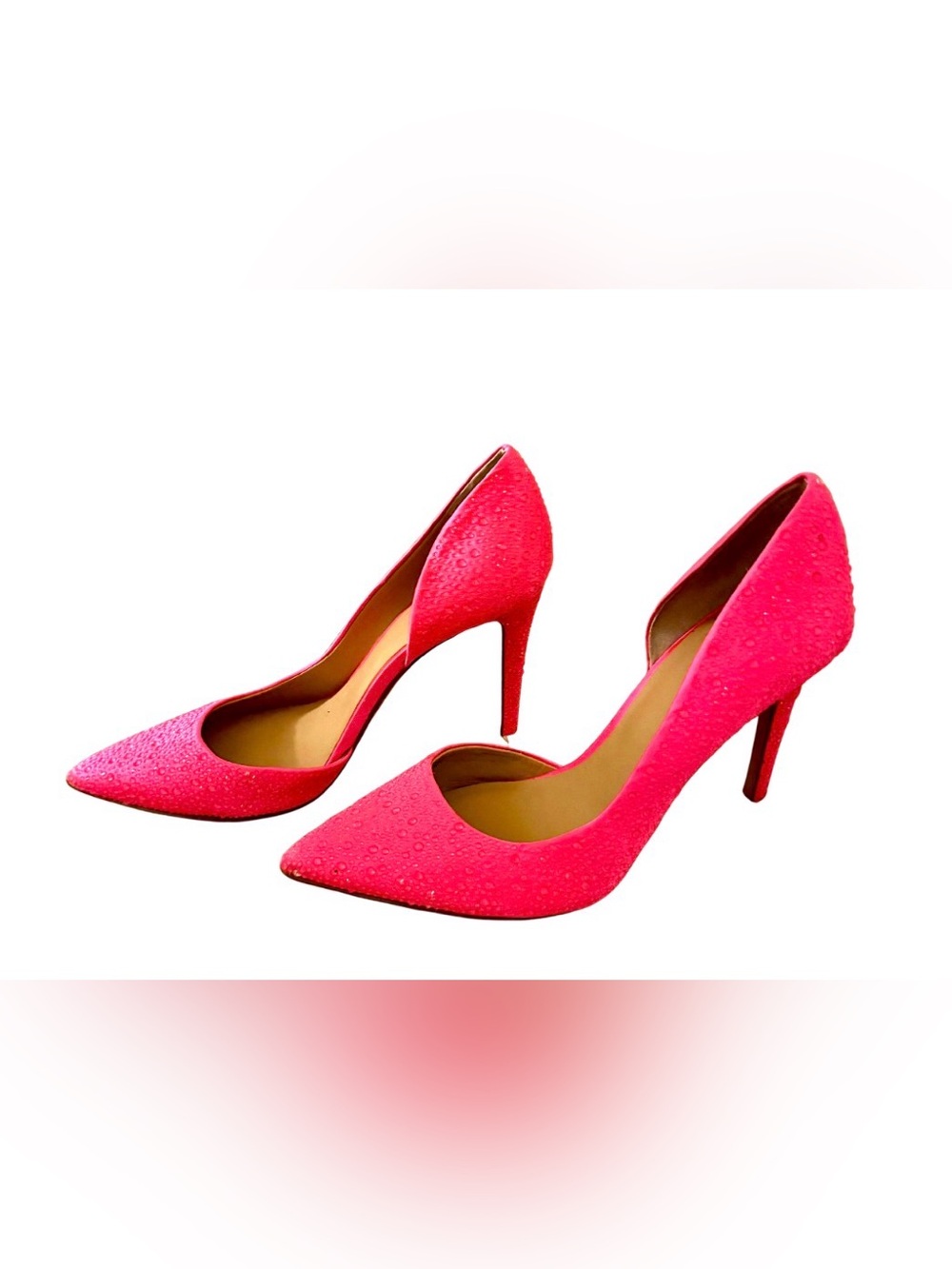 INC International Concepts Bright Pink Pointed Toe Stiletto Pumps